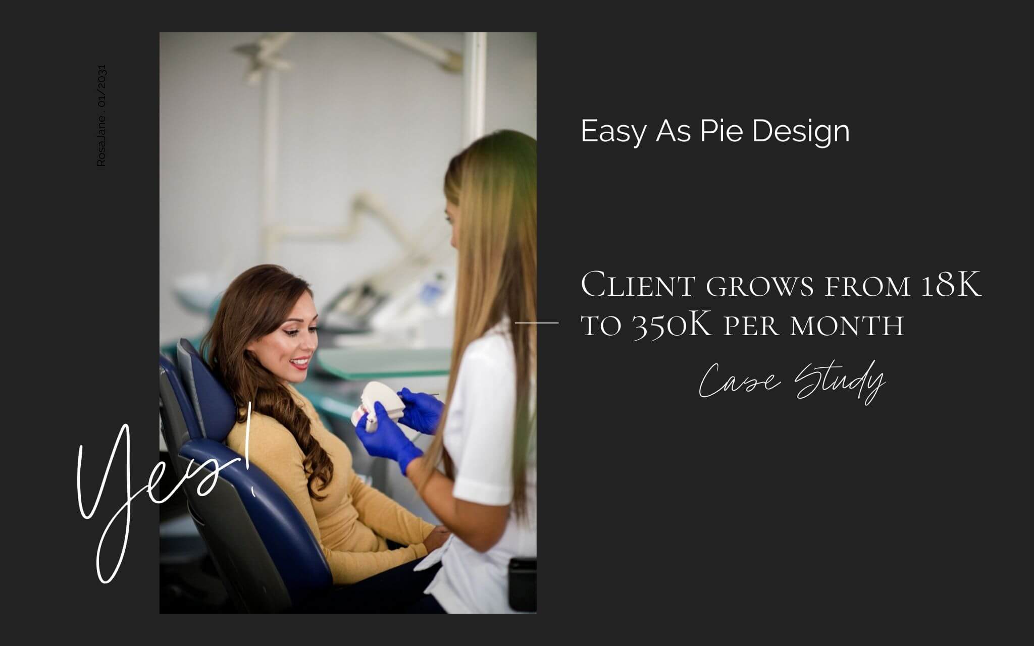 Client grows from 18K to 350K per month with SEO